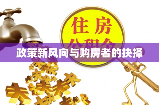 物业政策新风向与购房者的抉择